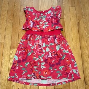 Tea Collection Vibrant Floral Dress